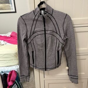 Lululemon Define Cropped Herringbone Jacket - size 6